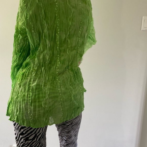 SOLD- Vintage neon Y2K blouse - Picture 6 of 10